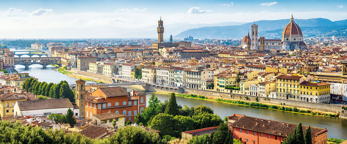 Panoramic view of Florence, Italy